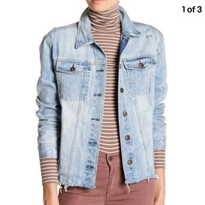 Pistola Denim Jacket Amira Raw Hem Jacket M Capsule Wardrobe Light Wash